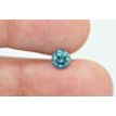 Loose Fancy Blue Round Cut Diamond 0.64 Carat I1
