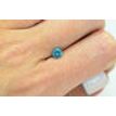 Loose Fancy Blue Round Cut Diamond 0.64 Carat I1