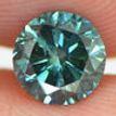 Blue Diamond Loose Real Round Shape Fancy Color SI1 Enhanced Polished 0.64 Carat