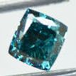 Cushion Cut Diamond Fancy Blue VS2 1.01 Carat 