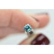 Asscher Diamond Fancy Blue Color 1.01 Carat VVS2