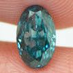 Oval Cut Diamond Fancy Blue Color 0.70 Carat VVS2