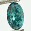 Oval Cut Diamond Fancy Blue Color 0.70 Carat VVS2