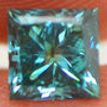 Princess Cut Diamond Blue Color 0.70 Carat SI1