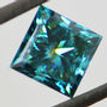 Princess Cut Diamond Blue Color 0.70 Carat SI1