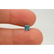 Princess Cut Diamond Blue Color 0.70 Carat SI1