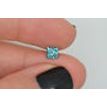 Princess Cut Diamond Blue Color 0.70 Carat SI1