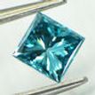 Princess Cut Diamond Fancy Blue 0.55 Carat VS2
