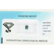 Radiant Diamond Fancy Green Blue Color SI1 0.70 Carat IGI Certified