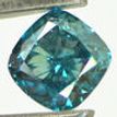 Cushion Cut Diamond Fancy Blue Color Loose 1.01 Carat VS1