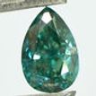 Loose Pear Shape Diamond Fancy Blue 1.00 Carat SI1