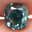 Cushion Cut Diamond Blue Color 0.74 Carat VS2