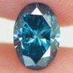 Oval Diamond Fancy Blue Color 1.01 Carat VS2