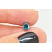 Radiant Cut Diamond Fancy Blue Loose 1.01 Carat SI1