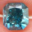 Radiant Cut Diamond Fancy Blue Loose 1.01 Carat SI1