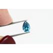 Pear Shape Diamond Fancy Blue Color 1.01 Carat VS2