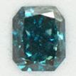 Radiant Diamond Fancy Blue Color Certified Loose 1.01 Carat VS2