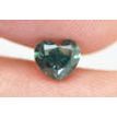 Fancy Blue Heart Shape Diamond 0.58 Carat VS1