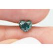 Fancy Blue Heart Shape Diamond 0.58 Carat VS1