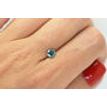 Blue Cushion Cut Diamond 0.71 Carat VS2