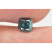Blue Cushion Cut Diamond 0.71 Carat VS2