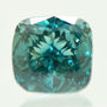 Blue Cushion Cut Diamond 0.71 Carat VS2