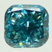 Cushion Cut Diamond Fancy Blue Color VS1 1 Carat