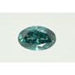 Oval Cut Diamond Fancy Blue Color VS2 1.02 Carat