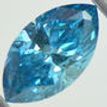 Loose Marquise Shape Diamond Fancy Blue 0.71 Carat SI1