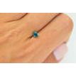Heart Diamond Fancy Blue Color 0.56 Carat VVS2