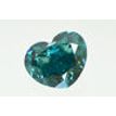 Heart Diamond Fancy Blue Color 0.56 Carat VVS2
