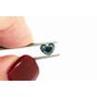 Heart Shape Diamond Fancy Blue Color 0.56 Carat VVS2