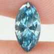 Marquise Cut Diamond Loose Fancy Blue Color 0.56 Carat VS2