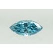 Marquise Cut Diamond Fancy Blue Color 0.58 Carat VS2