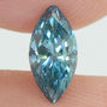 Marquise Cut Diamond Fancy Blue Color 0.58 Carat VS2