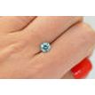 Loose Round Shape Diamond Fancy Blue Color 1.01 Carat SI2