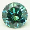 Fancy Blue Round Diamond 0.67 Carat VS2 