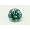 Fancy Blue Round Diamond 0.67 Carat VS2 