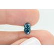 Oval Cut Diamond Fancy Blue Color 1.01 Carat SI1