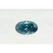 Oval Cut Diamond Fancy Blue Color 1.01 Carat SI1