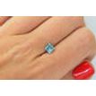 Blue Princess Diamond Certified 1.01 Carat SI2