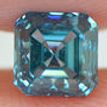 Asscher Diamond Fancy Blue Color 1.01 Carat VVS2