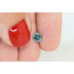 Blue Diamond Loose Real Round Shape Fancy Color SI1 Enhanced Polished 0.64 Carat