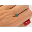 Blue Diamond Loose Real Round Shape Fancy Color SI1 Enhanced Polished 0.64 Carat