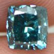 Cushion Cut Diamond Fancy Blue VS2 1.01 Carat 