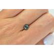 Asscher Diamond Fancy Blue Color 1.01 Carat VVS1