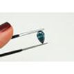1.01 Carat Pear Shape Diamond Fancy Blue Color I1 Clarity Loose Enhanced Real 9.01X5.46 MM For Wedding Ring