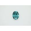 Oval Cut Diamond Fancy Blue Color 1.02 Carat SI1