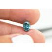 Oval Cut Diamond Fancy Blue Color 1.02 Carat SI1