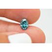 Oval Cut Diamond Fancy Blue Color 1.02 Carat SI1